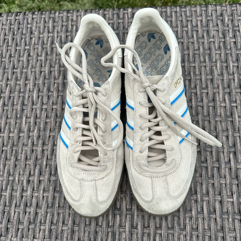 Adidas Gray and Blue Retro Handball Spezial Sneakers - Picture 2 of 7